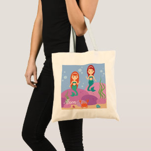 Niedliche Meereswelt-Tasche für Cartoon-Meerjungfr Tragetasche