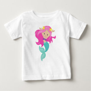 Niedliche Meerjungfrau, kleine Meerjungfrau, Starf Baby T-shirt