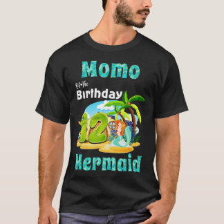 Niedliche Meerjungfrau-Momo des 12. Geburtstages T-Shirt