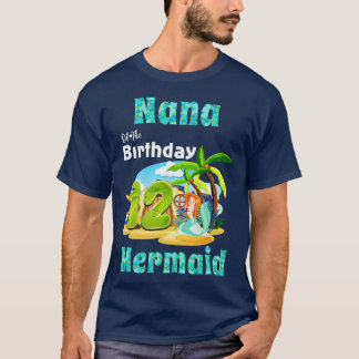 Niedliche Meerjungfrau Nana vom 12. Geburtstag T-Shirt