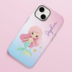 Niedliche Meerjungfrauen Personalisiert Case-Mate iPhone 14 Hülle