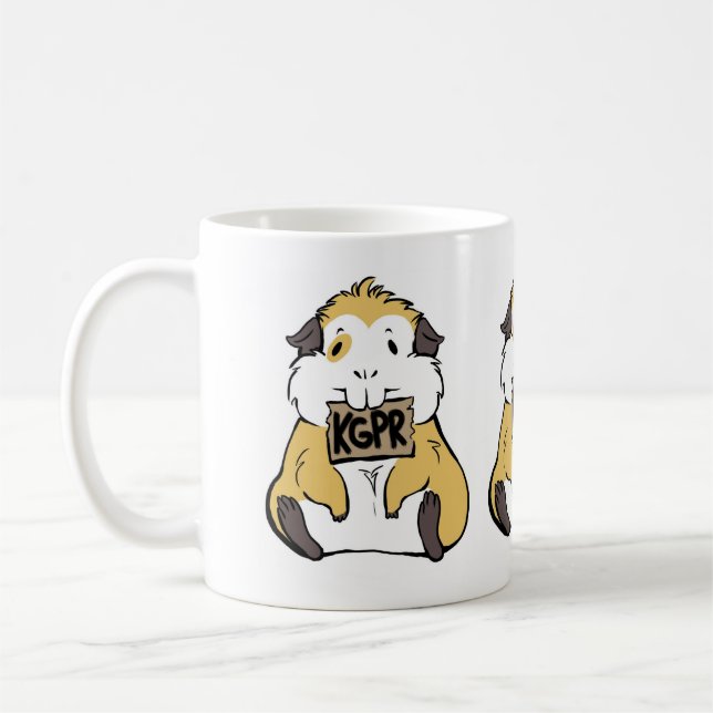 Niedliche Meerschweinchen-Tasse Tasse (Links)