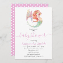 NIEDLICHE MERMAID BABY SHOWER-Einweihung