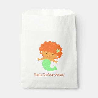 Niedliche Mermaid White Gevor Tasche Geschenktütchen