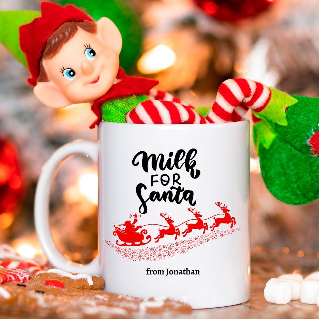 Niedliche Milch für Weihnachtsgeschenke Tasse (Von Creator hochgeladen)