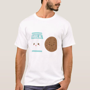 Niedliche Milch und Cookie Beste Pals T-Shirt