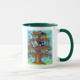 Niedliche Millefiori Tree Blume Einzigartig Tasse