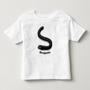 Niedliche Millipez-Cartoon-Abbildung Kleinkind T-shirt