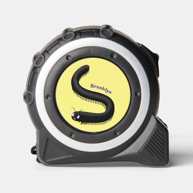 Niedliche Millipez-Cartoon-Abbildung Maßband (Vorderseite)