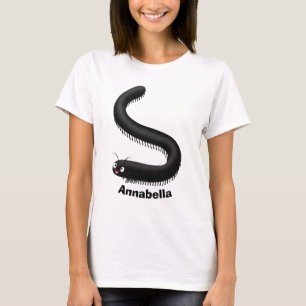 Niedliche Millipez-Cartoon-Abbildung T-Shirt