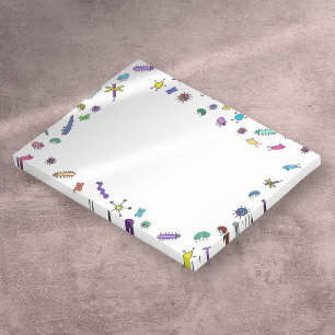 Niedliche Mini-Bugs und Mini-Bestien Post-it Klebezettel