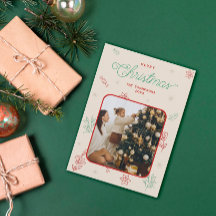 Niedliche Minimale Weihnachtselemente Ein Foto