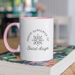 Niedliche Minimalistische Schneetage Tasse<br><div class="desc">Genießen Sie die ❄️ der Schneetage mit dieser minimalistischen Tasse,  Ihrem gemütlichen Begleiter für Winterabenteuer! Ditch die sperrigen Drucke und lass die sanften Flocken inspirierte deinen Stil. Stellen Sie sich ein zartes Schneeflocksymbol vor,  das anmutig tanzt und "Lass den Spaß!" in gedämpften Tönen flüstert.</div>