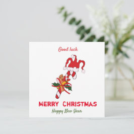 Niedliche Minimalistische Weihnachten und Neues Ja