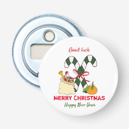 Niedliche Minimalistische Weihnachten und Neues Ja Flaschenöffner