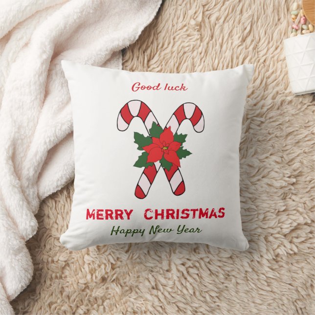 Niedliche Minimalistische Weihnachten und Neues Ja Kissen (Decke)