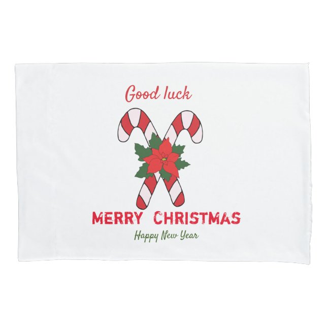 Niedliche Minimalistische Weihnachten und Neues Ja Kissenbezug (Vorderseite)