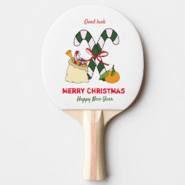 Niedliche Minimalistische Weihnachten und Neues Ja Tischtennis Schläger