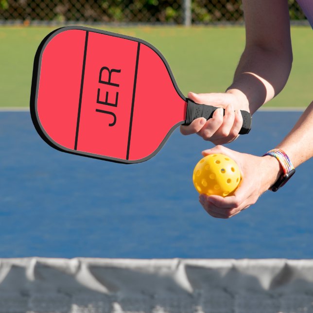 Niedliche Mit Monogramm Ersteintrittsportarten Pickleball Schläger (InSitu)
