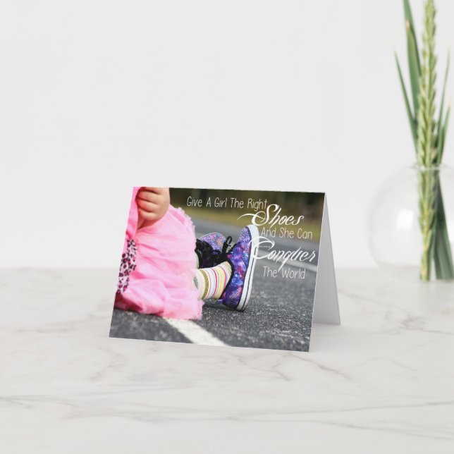 Niedliche Mitteilungskarten für Mädchen (Vorderseite)