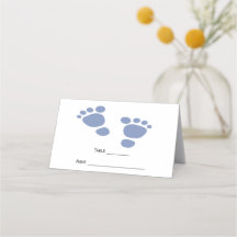 Niedliche moderne Baby Footprint Baby Dusche