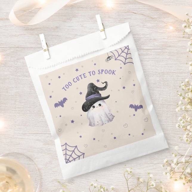 Niedliche Moderne Gastgeber Halloween Geburtstagsp Geschenktütchen (Ausgeschnitten)