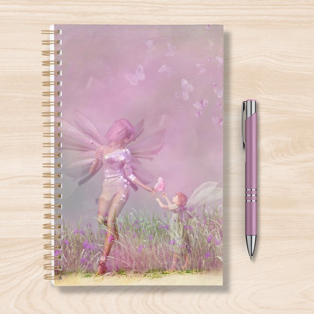 Niedliche, moderne Girl Pink Butterfly Fairies Planer (Von Creator hochgeladen)
