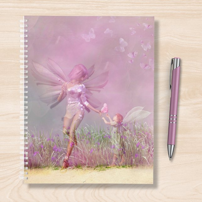 Niedliche, moderne Girl Pink Butterfly Fairies Planer (Von Creator hochgeladen)