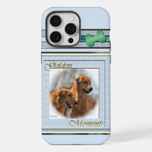 Niedliche Moderne Goldene Retriever Hunde Kunst iPhone 15 Pro Max Hülle