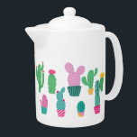 Niedliche moderne Kaktus-Illustrationen<br><div class="desc">Rosa und grüne Kakteen mit weißem Hintergrund,  modernes und minimalistisches niedliches Design.</div>