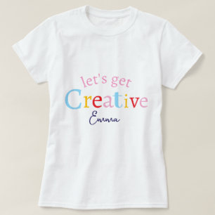 Niedliche, moderne Minimal-Lassenden erhalten krea T-Shirt