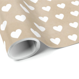 Niedliche, moderne, schlichte Kraft Geschenkpapier