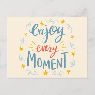 niedliche moderne Sommer-Reise Aquarelldarstellung Postkarte