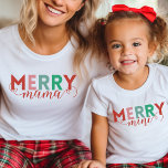 Niedliche, moderne und farbenfrohe Mini-Familie pa T-Shirt<br><div class="desc">Moderne,  farbenfrohe Typografie mit individualisierbarem Text,  um die passenden Weihnachtsfamilienoutfits für die Weihnachtsfamilie zu kreieren.</div>