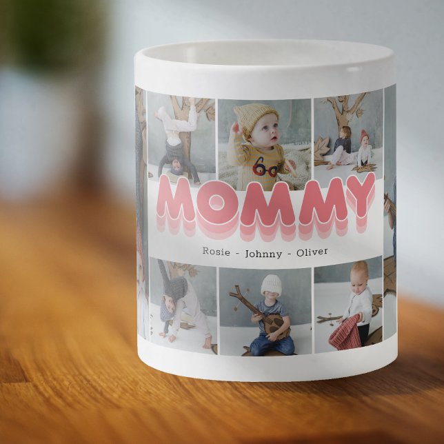 Niedliche Mommy 8 Foto Collage Kaffee Tasse (Von Creator hochgeladen)