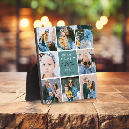 Niedliche "Mommy & Me" FotoCollage 1. Muttertag Fotoplatte