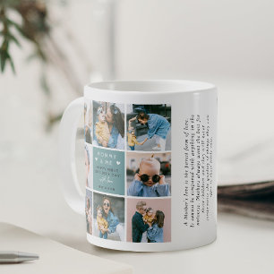 Niedliche "Mommy & Me" FotoCollage 1. Muttertag Kaffeetasse
