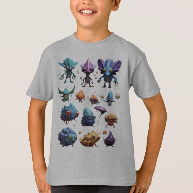 Niedliche Monster-Bug T-Shirt (Vorderseite)