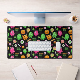 "Niedliche" Monster und Halloween Spaß nahtlos Schreibtischunterlage