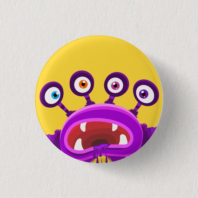 NIEDLICHE MONSTERS BUTTON (Vorderseite)