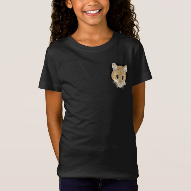Niedliche Mouse-Pinguine-Kunst T-Shirt (Vorderseite)