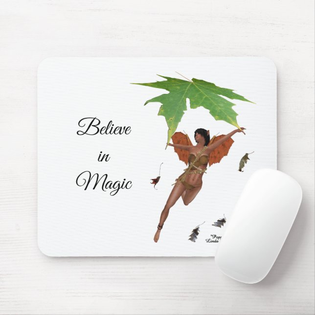 Niedliche Mühle mit braunem Flügelprofil Mousepad (Mit Mouse)