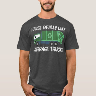 Niedliche Müllwagen-Konstruktion für Männer Frauen T-Shirt