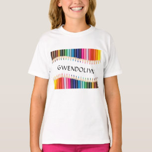 Niedliche Multicolor-Markierungen Personalisiert T-Shirt