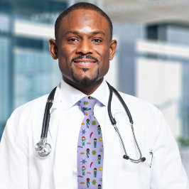 Niedliche multikulturelle Keimkämpfer Krawatte