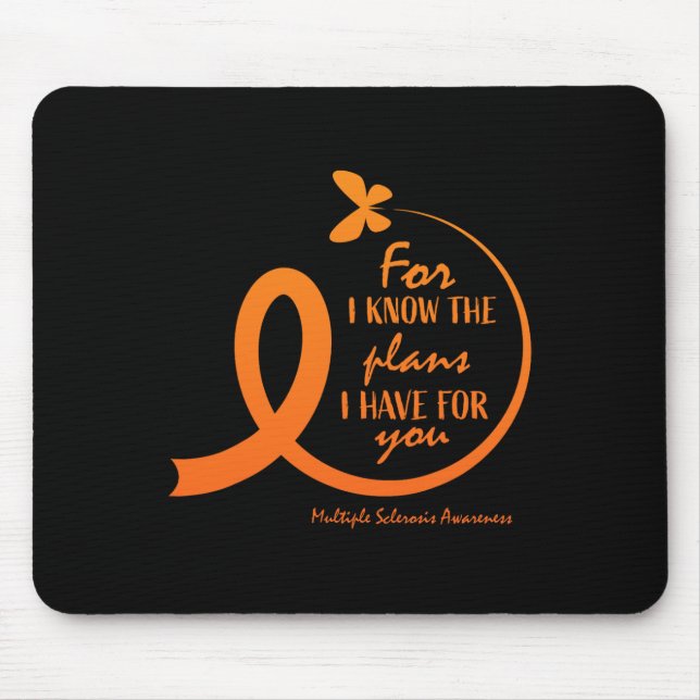 Niedliche Multiple Sklerose Sensibilisierung Chris Mousepad (Vorne)