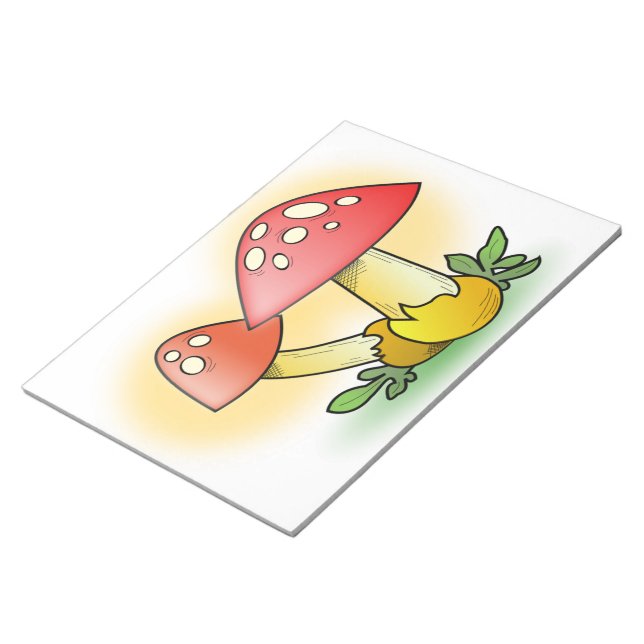 NIEDLICHE MUSHROOME NOTIZBLOCK (angewinkelt)