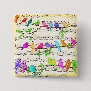 Niedliche Musical Birds Symphony - Happy Song  Button