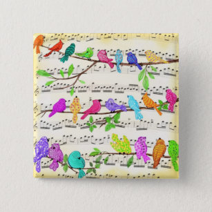 Niedliche Musical Birds Symphony - Happy Song  Button