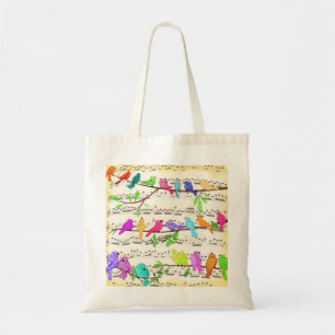 Niedliche Musical Birds Symphony - Magic Song Tragetasche